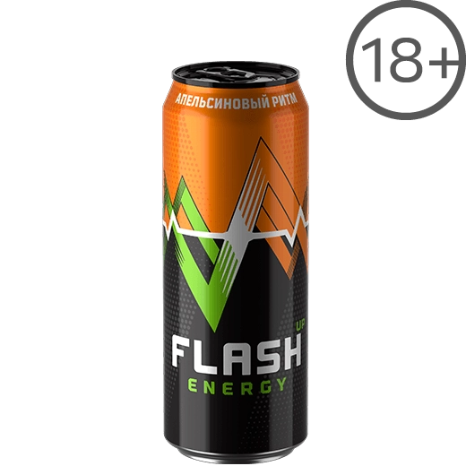 Flash Up Energy Апельсиновый Ритм 0.45л